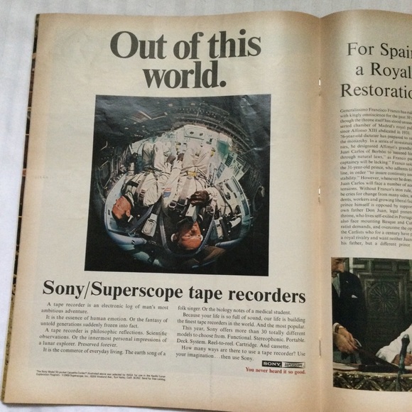 Life Magazine On The Moon August 8, 1969 - Picture 3 of 5